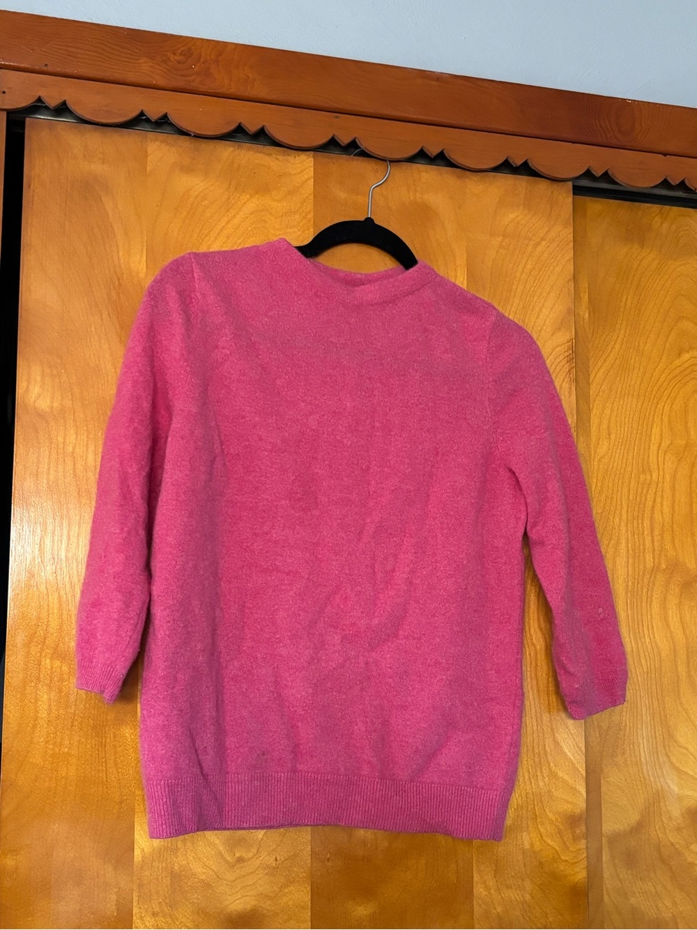 Talbots pure cashmere Classic Pink Crewneck Women's Sweater